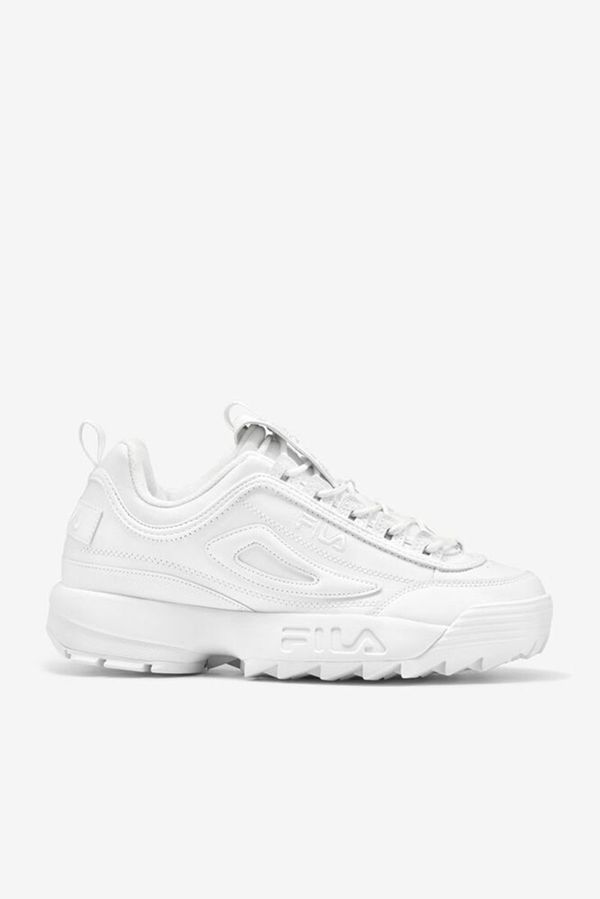 Zapatillas Fila Hombre Blancas / Blancas / Blancas - Disruptor 2 Premium - España 290634AFU